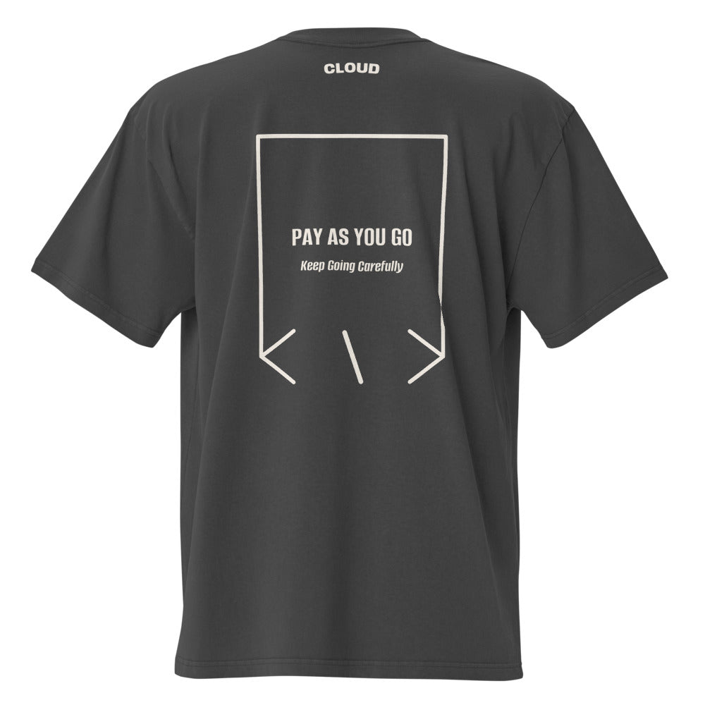 Pay As You Go — Faded Black Faded Bone back mockup