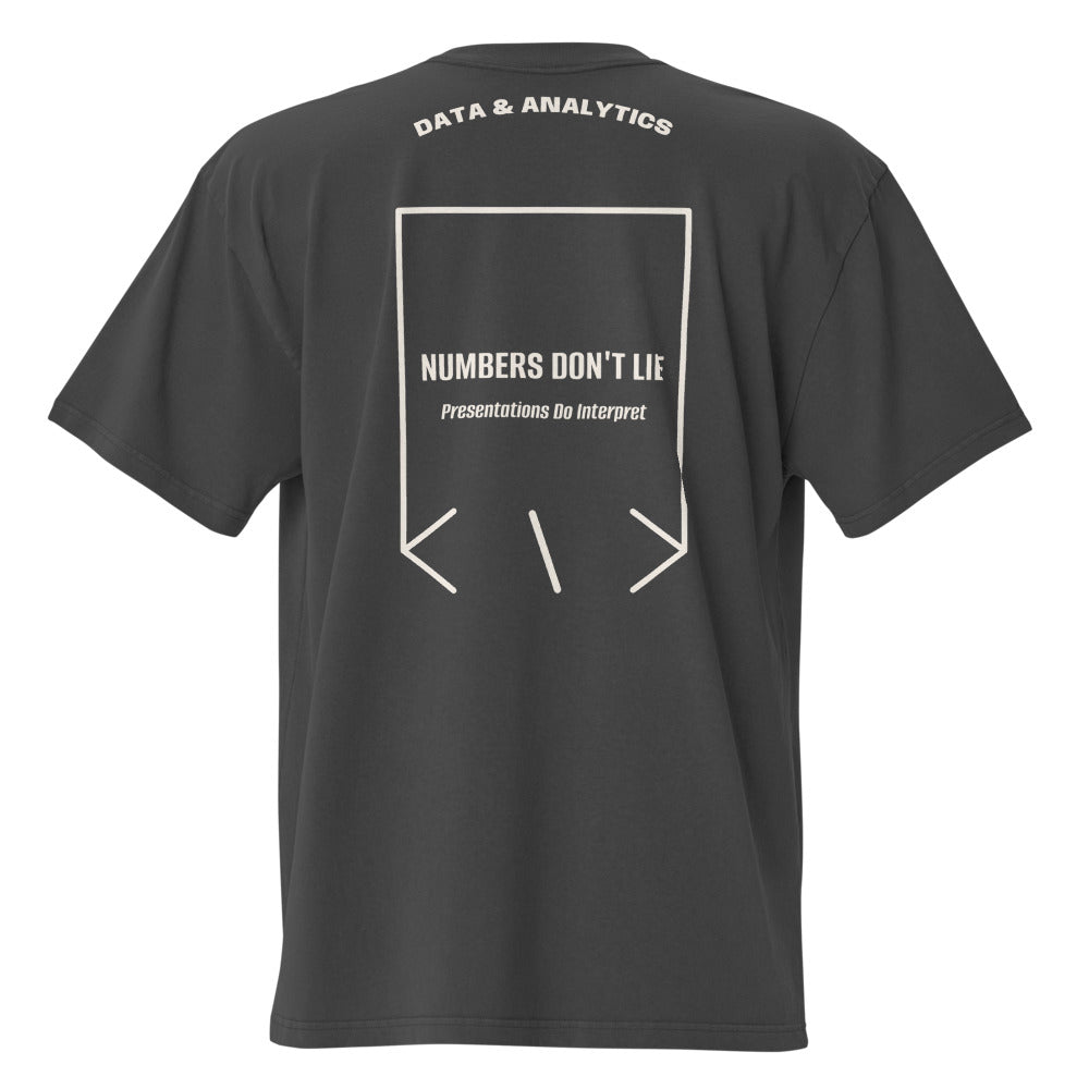 Numbers Don't Lie — Faded Black Faded Bone back mockup