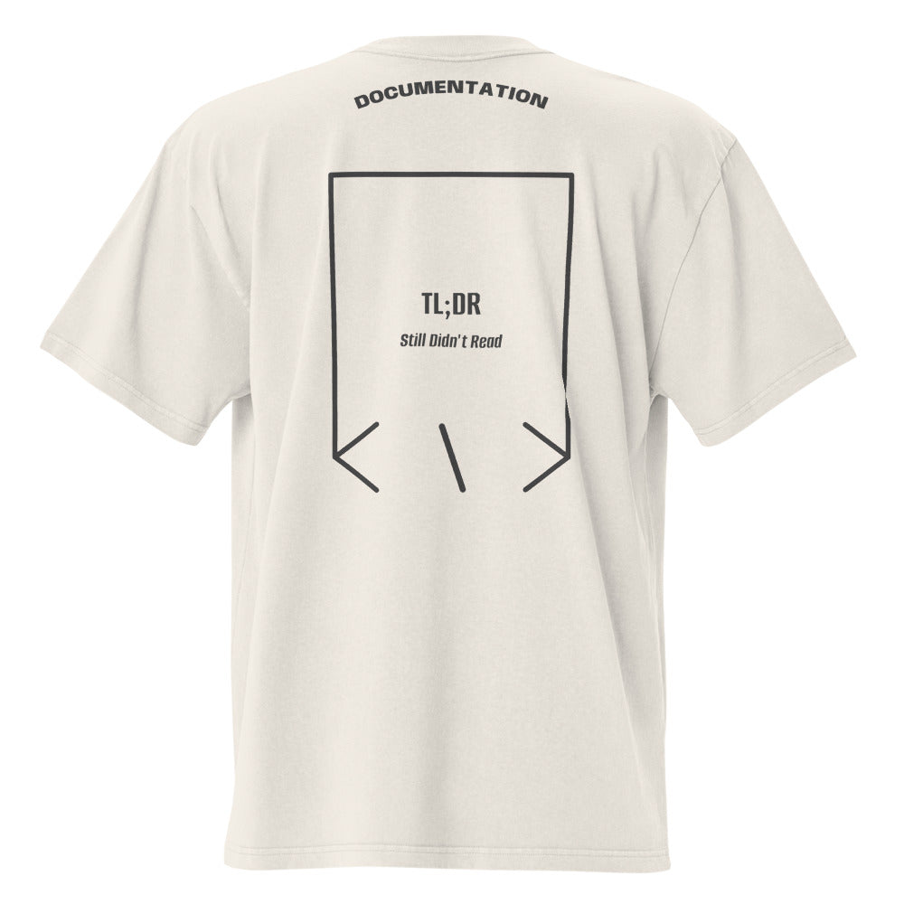 TL;DR — Faded Bone Faded Black back mockup