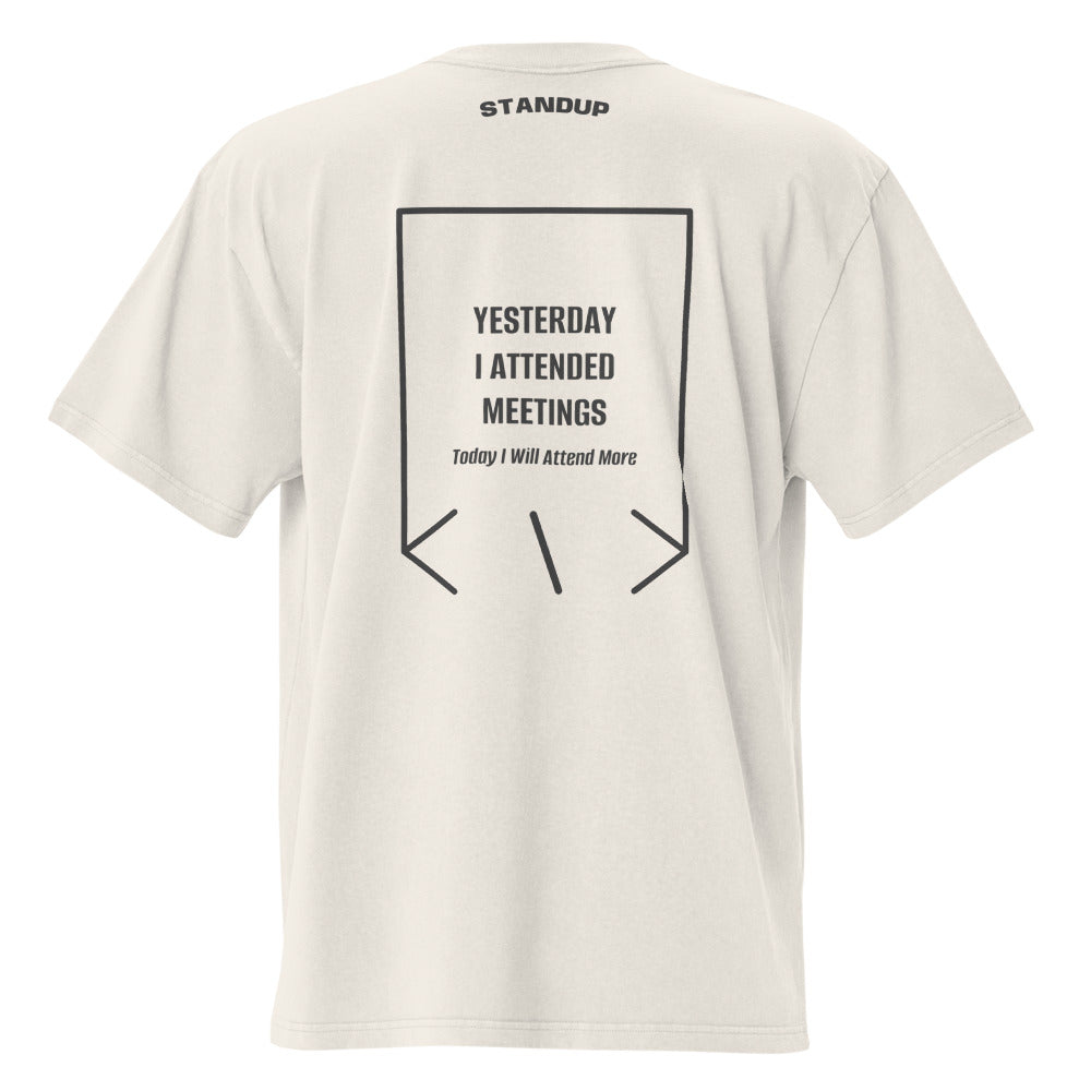 Yesterday I Attended Meetings — secondary back mockup