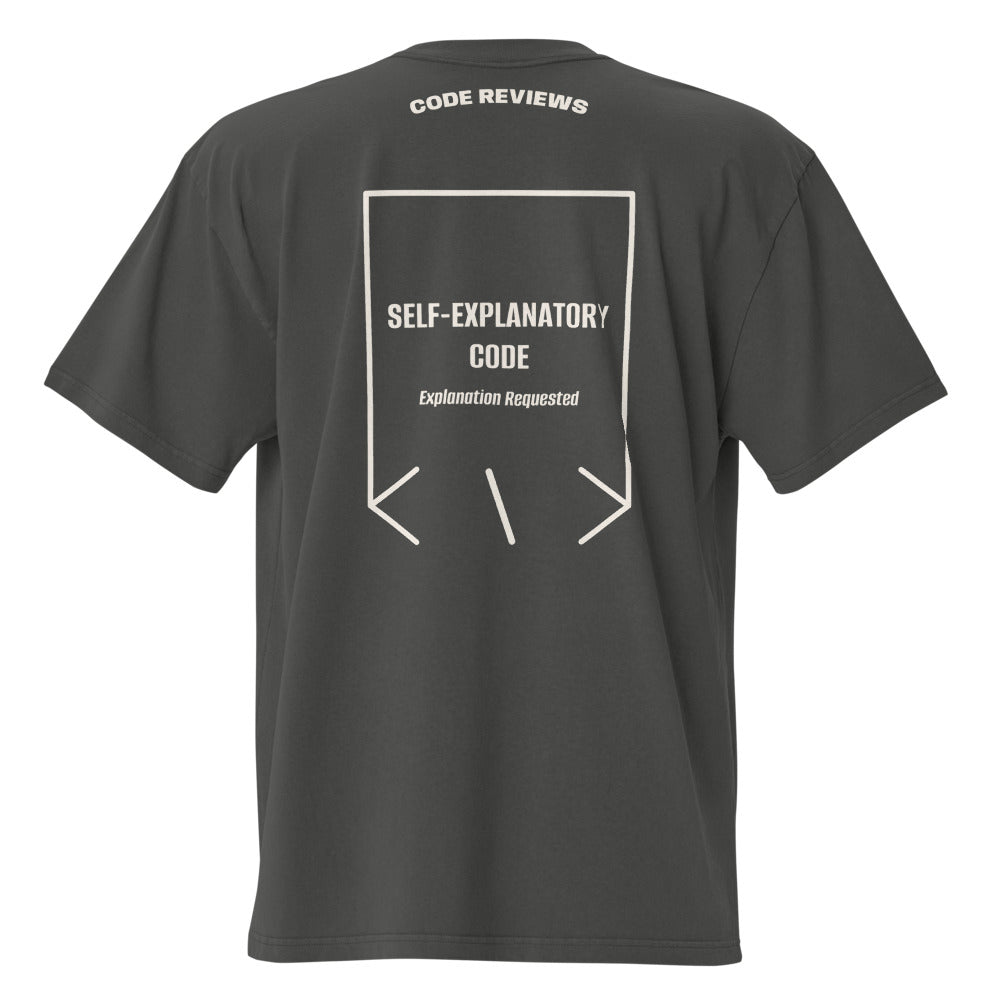 Self-Explanatory Code — Faded Coal Faded Bone back mockup