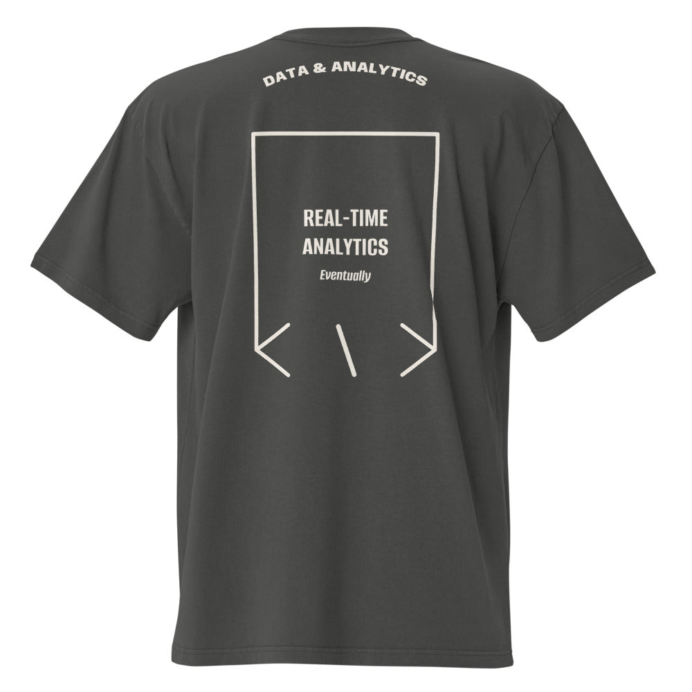 Real-Time Analytics — Faded Coal Faded Bone back mockup