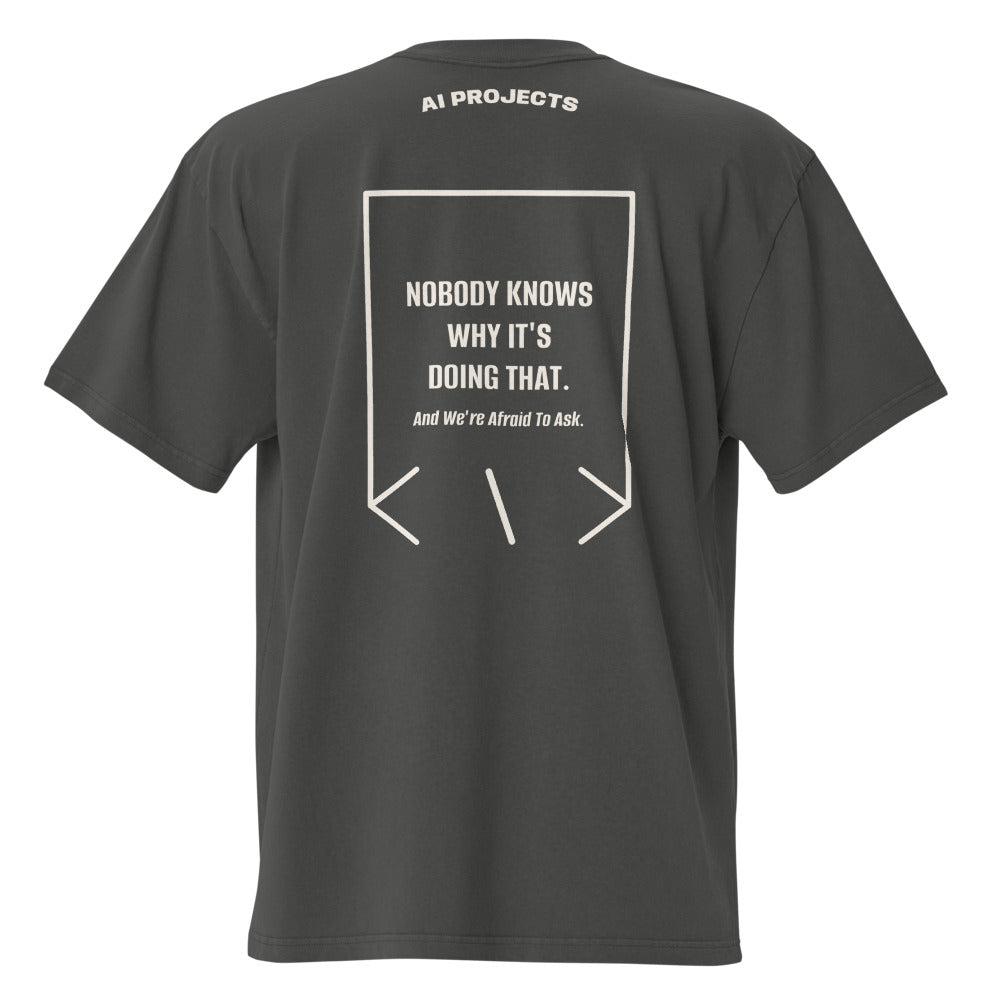 Nobody Knows Why It's Doing That. — Faded Coal Faded Bone back mockup