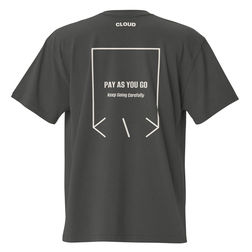 Pay As You Go — Faded Coal Faded Bone back mockup