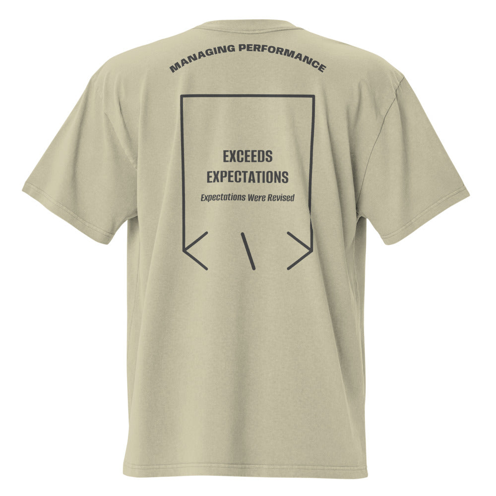 Exceeds Expectations — Faded Eucalyptus Faded Black back mockup