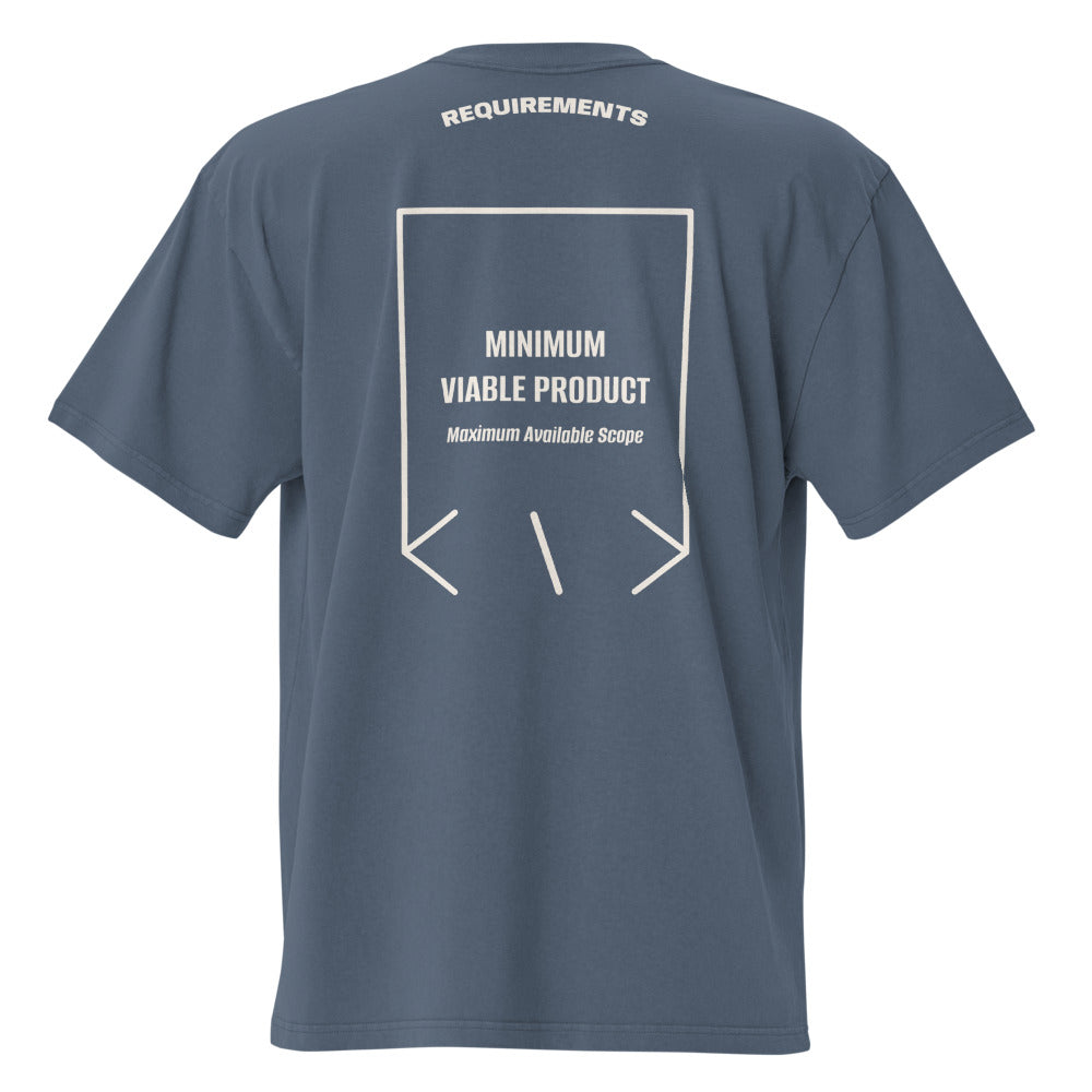Minimum Viable Product — Faded Indigo Faded Bone back mockup