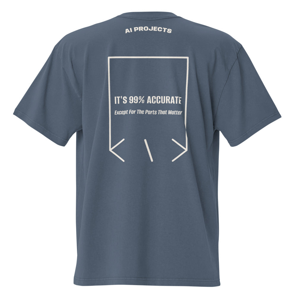 It's 99% Accurate — secondary back mockup