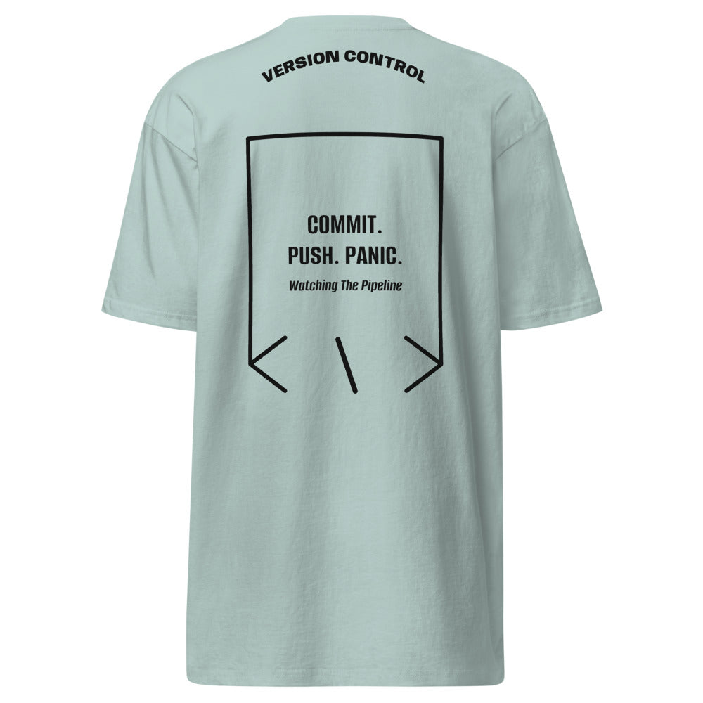 Commit. Push. Panic. — Agave Black back mockup
