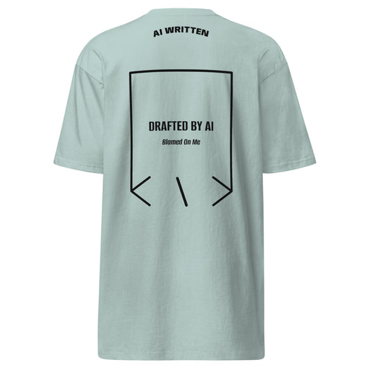 Drafted By AI — secondary back mockup