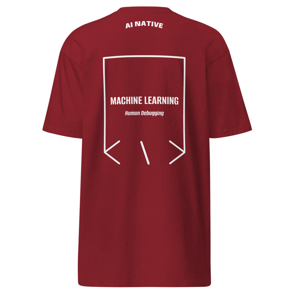 Machine Learning — Brick Red White back mockup