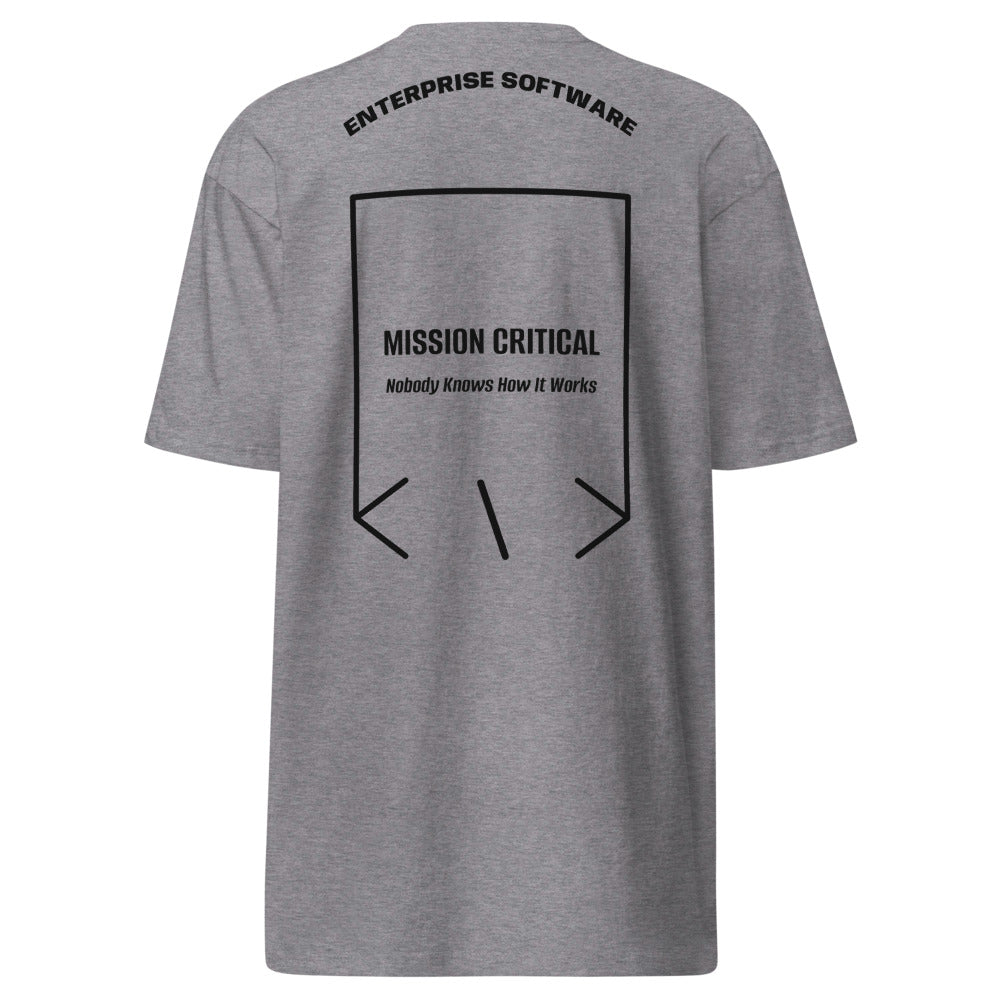 Mission Critical — Carbon Grey Black back mockup