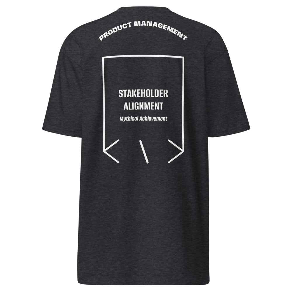 Stakeholder Alignment — Charcoal Heather White back mockup