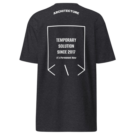 Temporary Solution Since 2017 — secondary back mockup