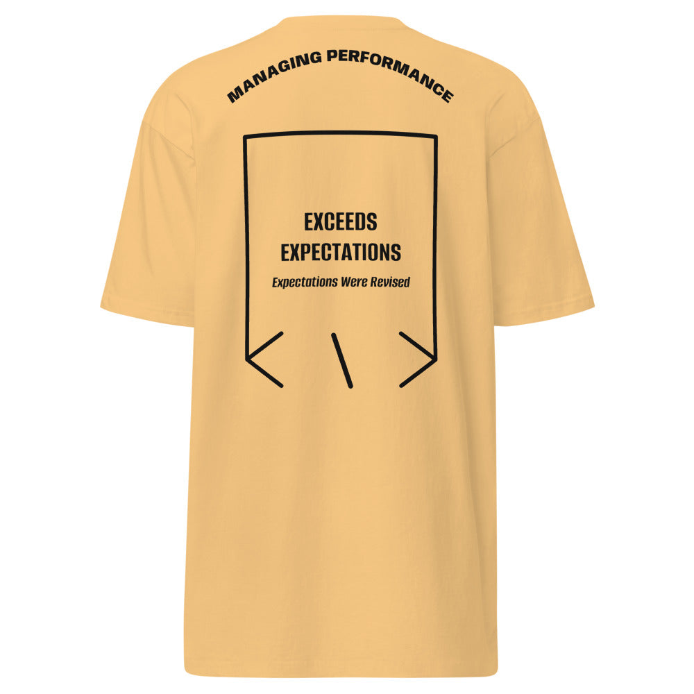 Exceeds Expectations — Vintage Gold Black back mockup
