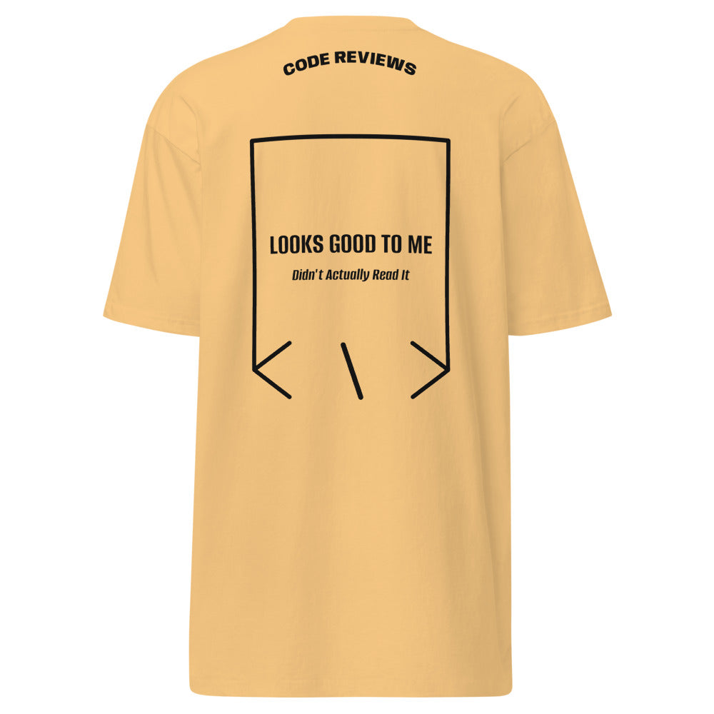 Looks Good To Me — Vintage Gold Black back mockup