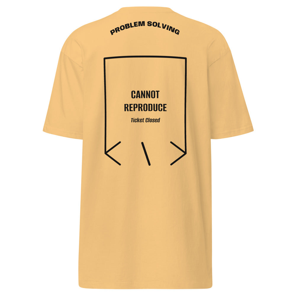 Cannot Reproduce — Vintage Gold Black back mockup