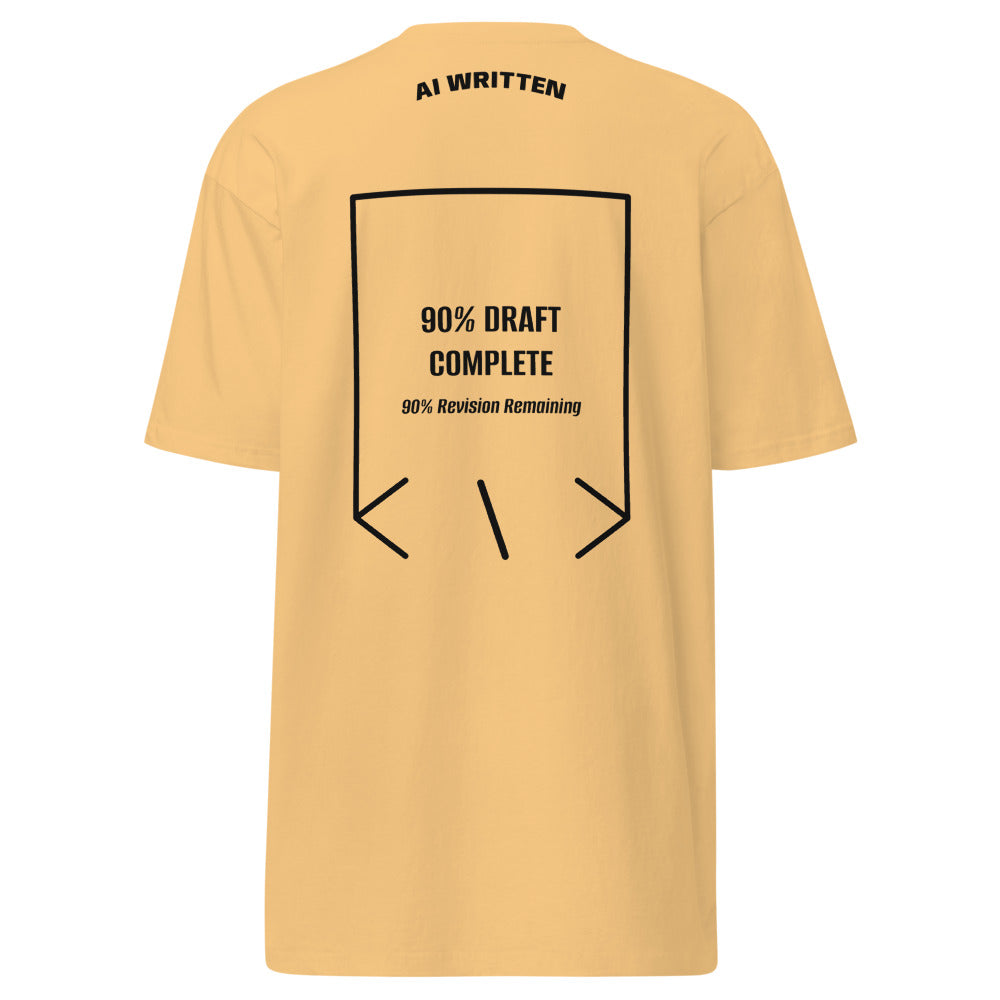 90% Draft Complete — secondary back mockup