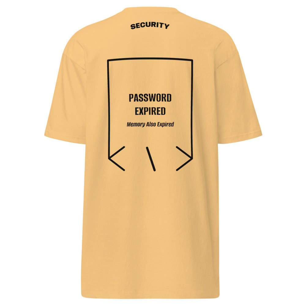 Password Expired — Vintage Gold Black back mockup