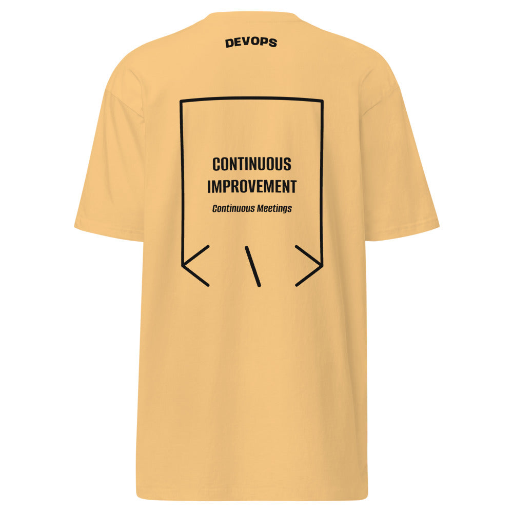 Continuous Improvement — Vintage Gold Black back mockup