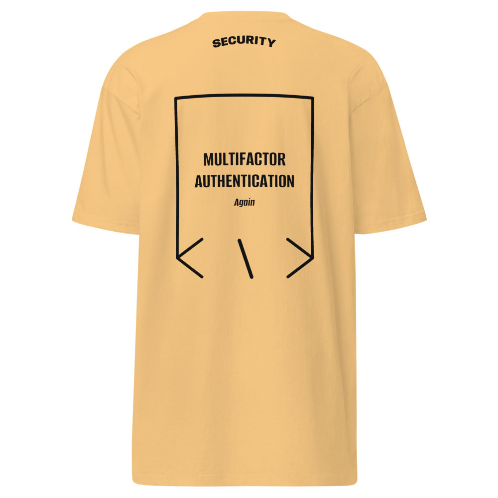 Multifactor Authentication — Vintage Gold Black back mockup