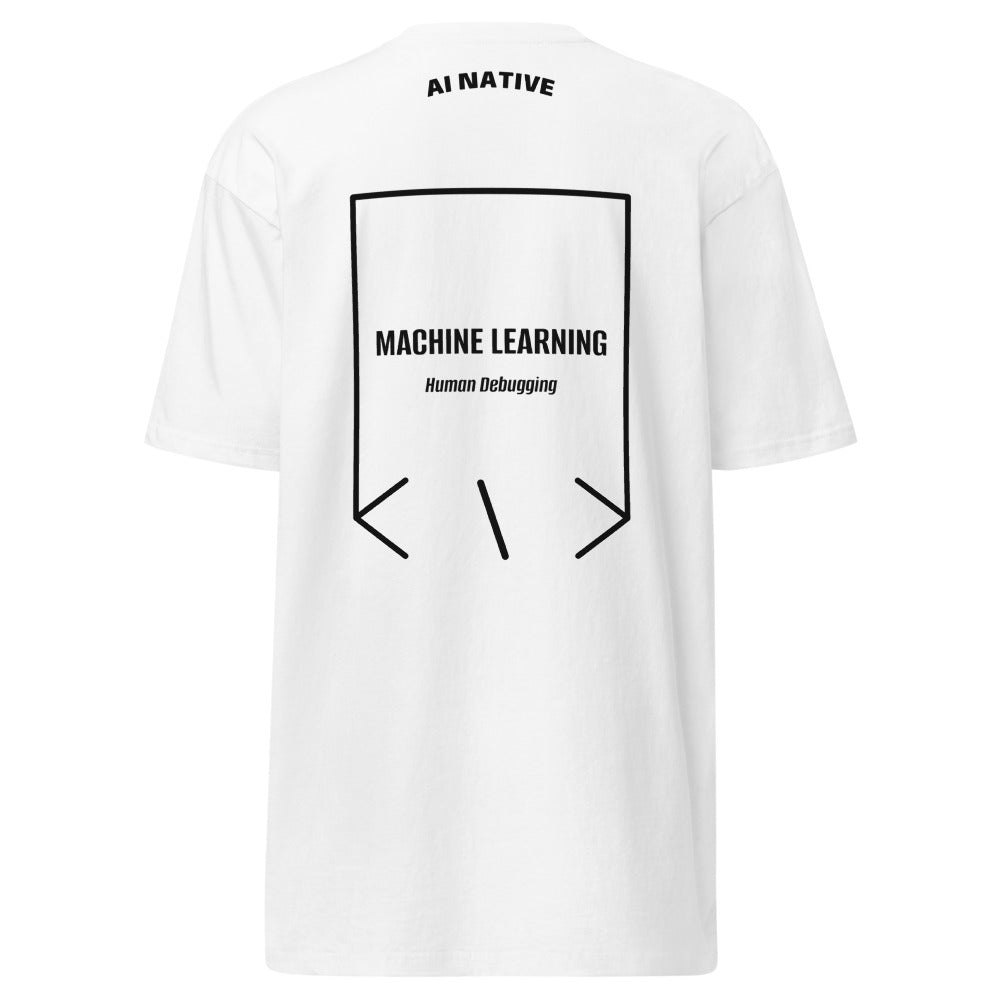 Machine Learning — White Black back mockup