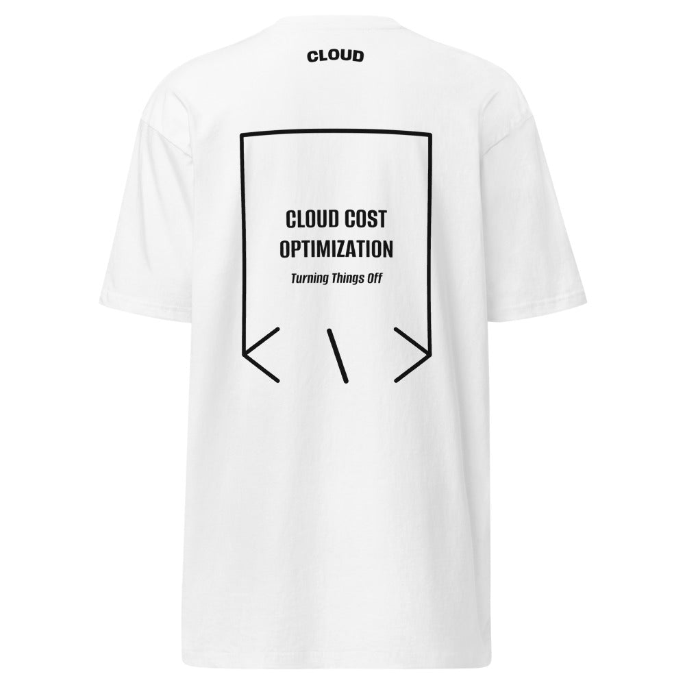 Cloud Cost Optimization — White Black back mockup