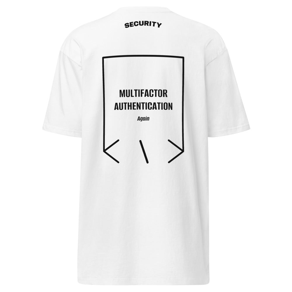 Multifactor Authentication — White Black back mockup