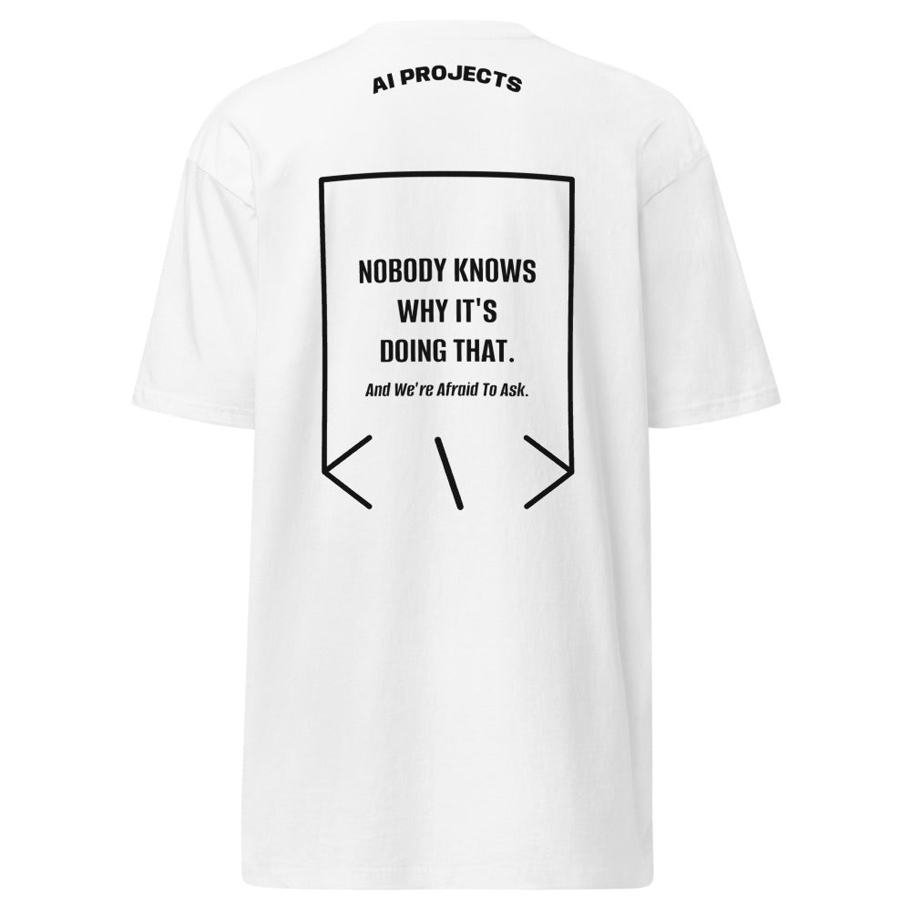 Nobody Knows Why It's Doing That. — secondary back mockup