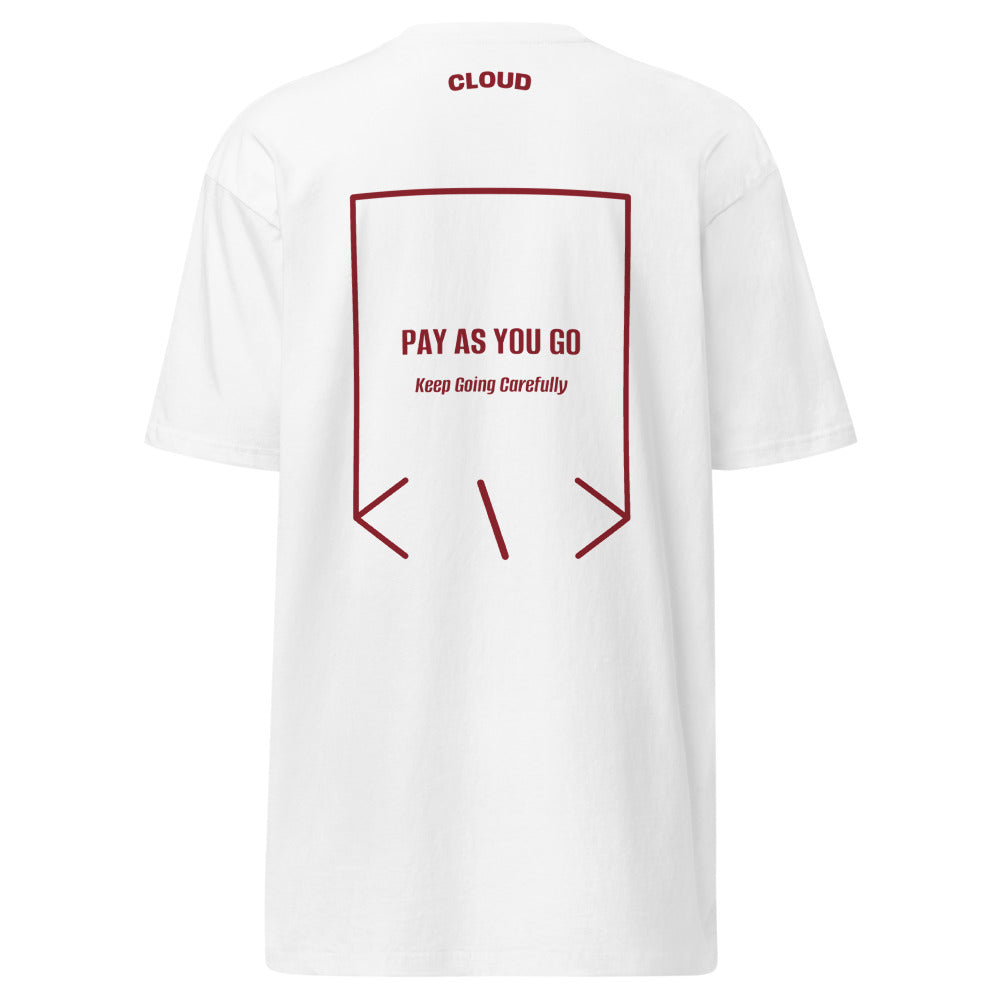 Pay As You Go — White Brick Red back mockup