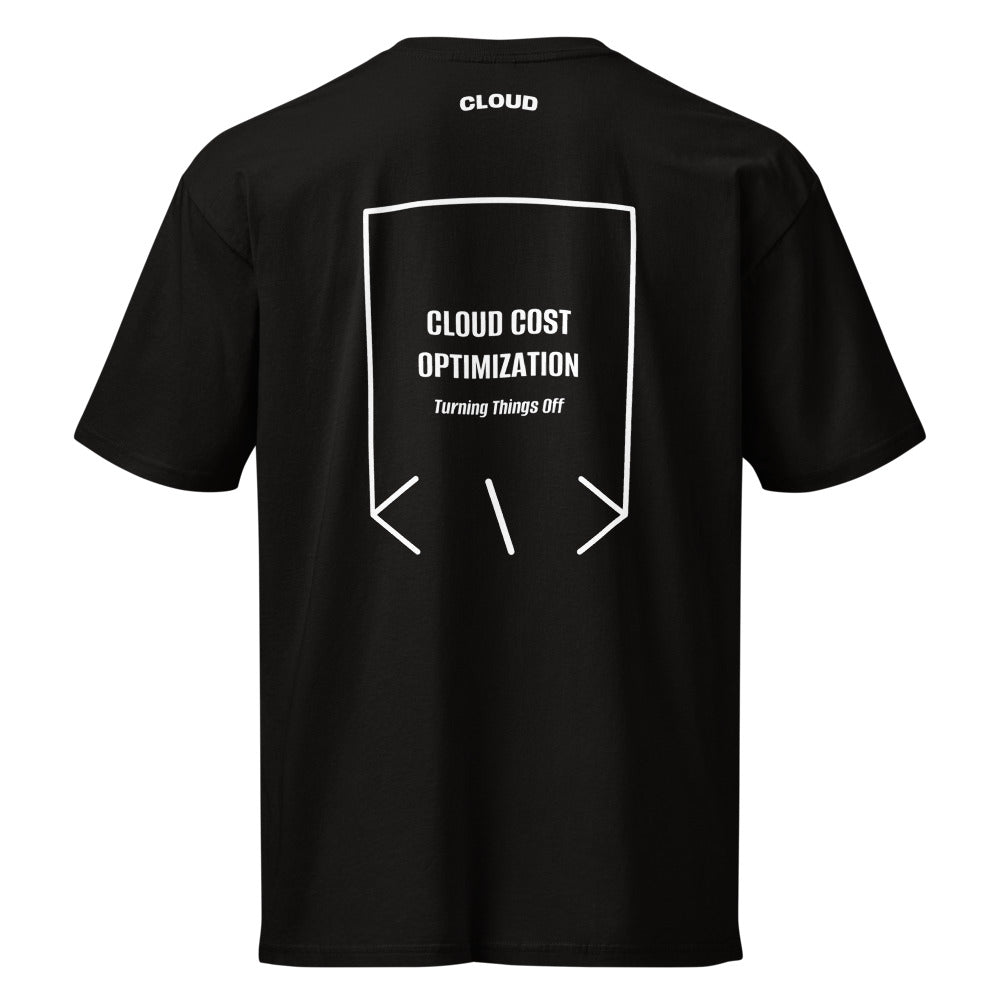 Cloud Cost Optimization — Black White back mockup