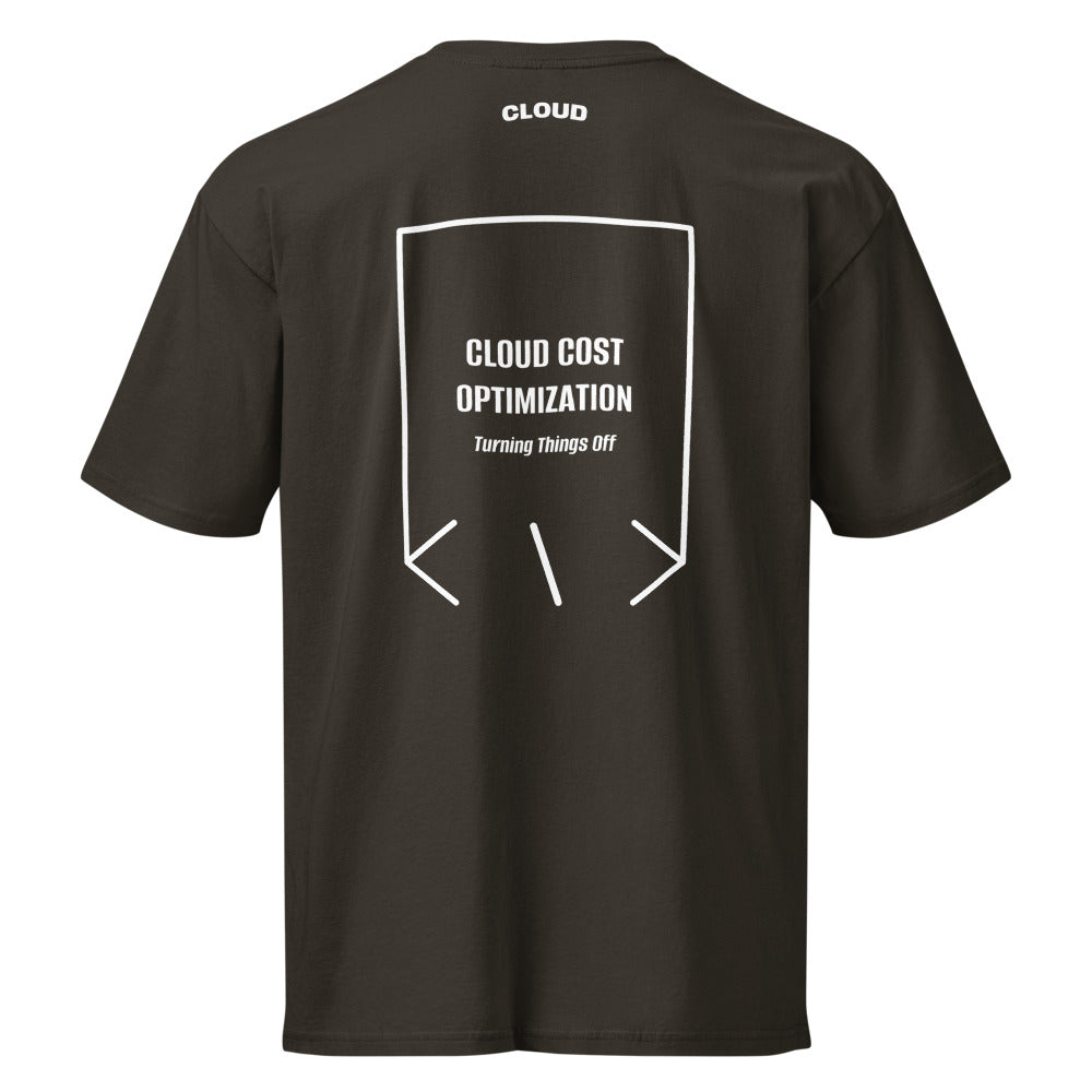 Cloud Cost Optimization — Vintage Black White back mockup