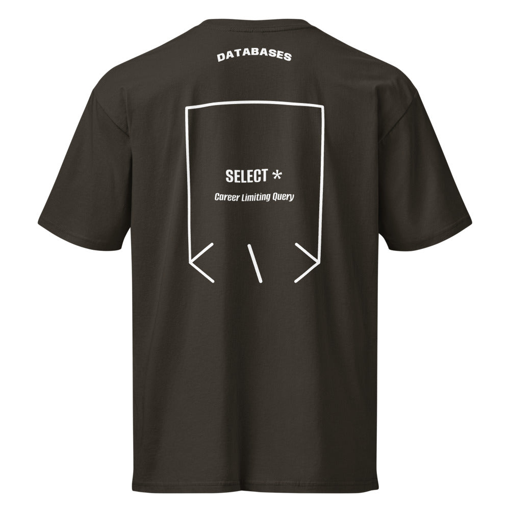 SELECT * — secondary back mockup