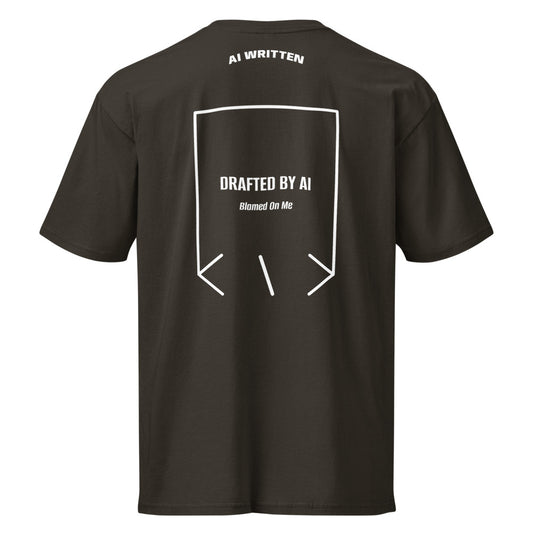 Drafted By AI — secondary back mockup