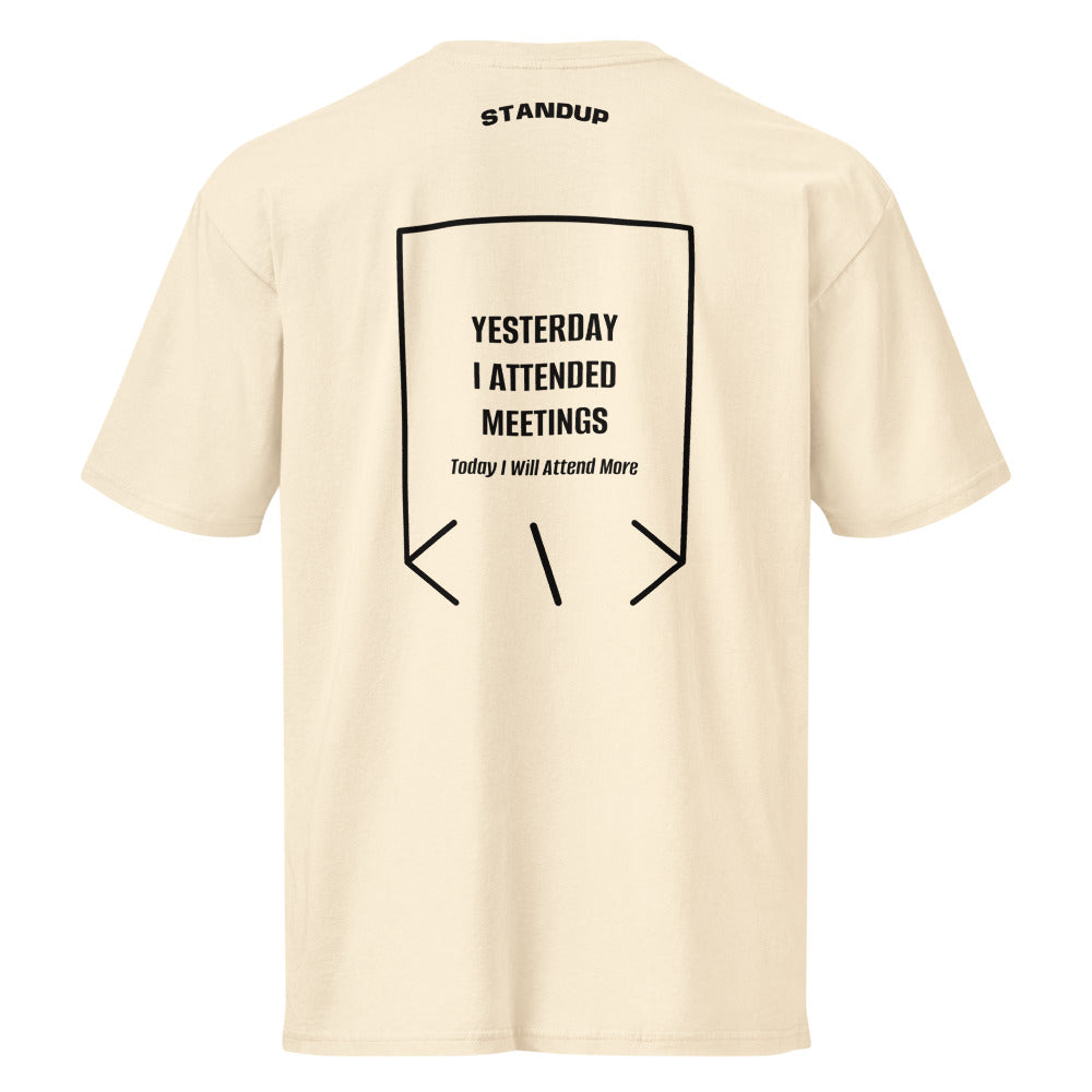 Yesterday I Attended Meetings — secondary back mockup