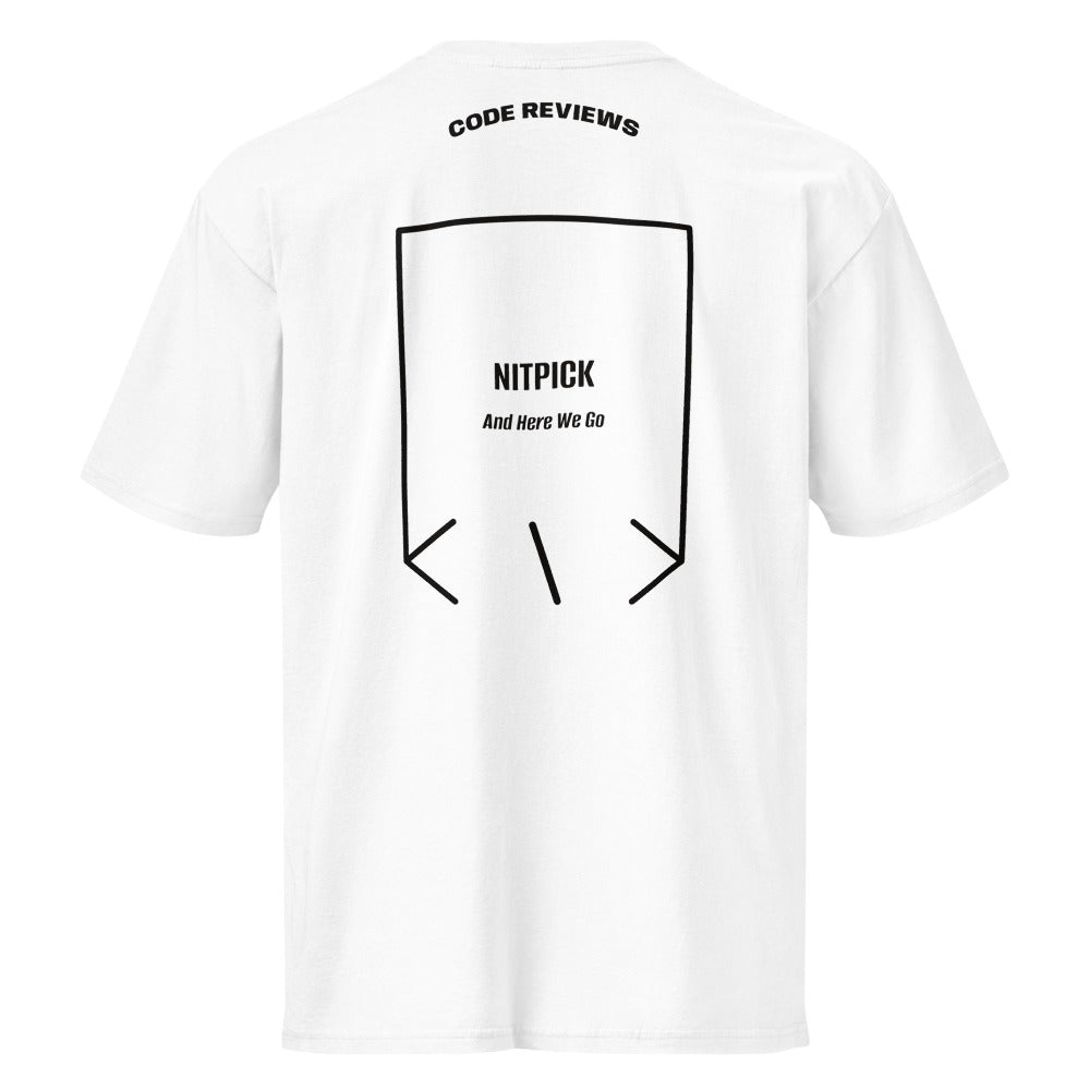 Nitpick — White Black back mockup