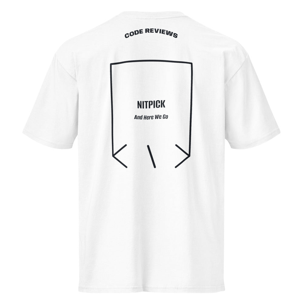 Nitpick — White Navy Blazer back mockup