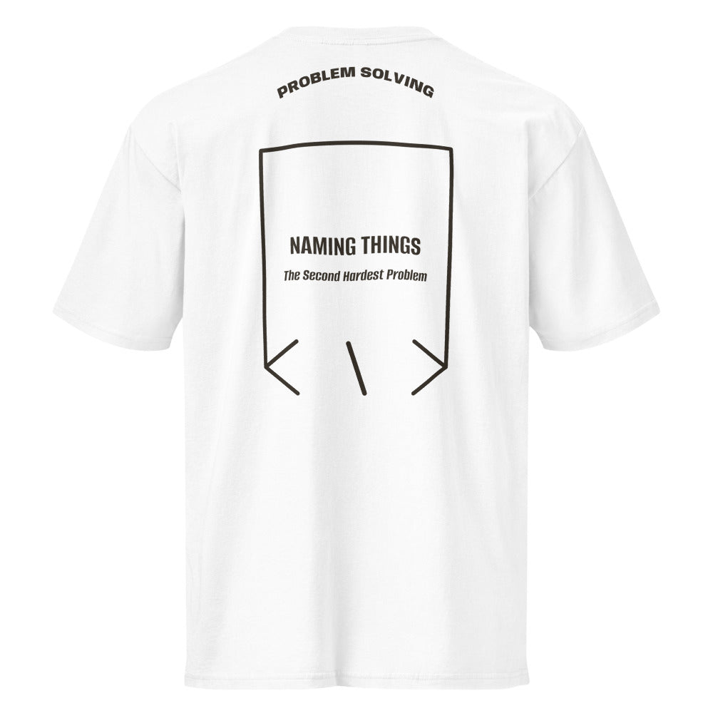 Naming Things — White Vintage Black back mockup