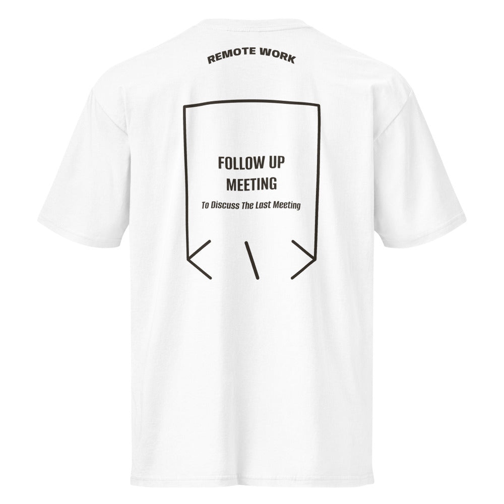 Follow Up Meeting — White Vintage Black back mockup