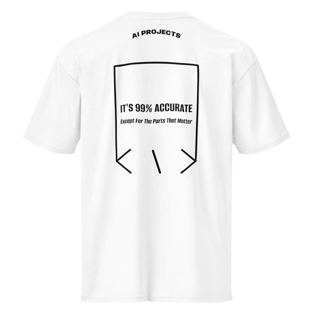 It's 99% Accurate — secondary back mockup