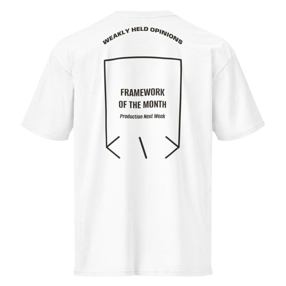 Framework Of The Month — White Vintage Black back mockup