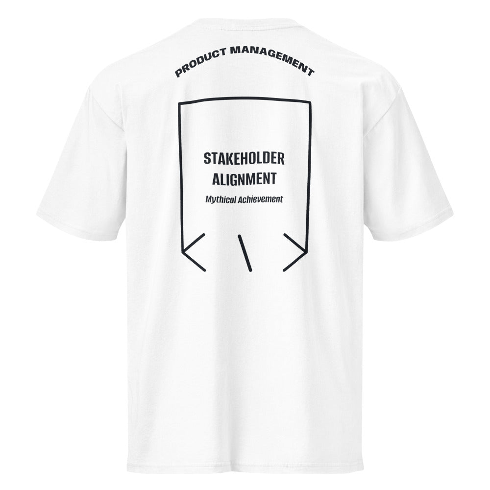 Stakeholder Alignment — White Navy Blazer back mockup