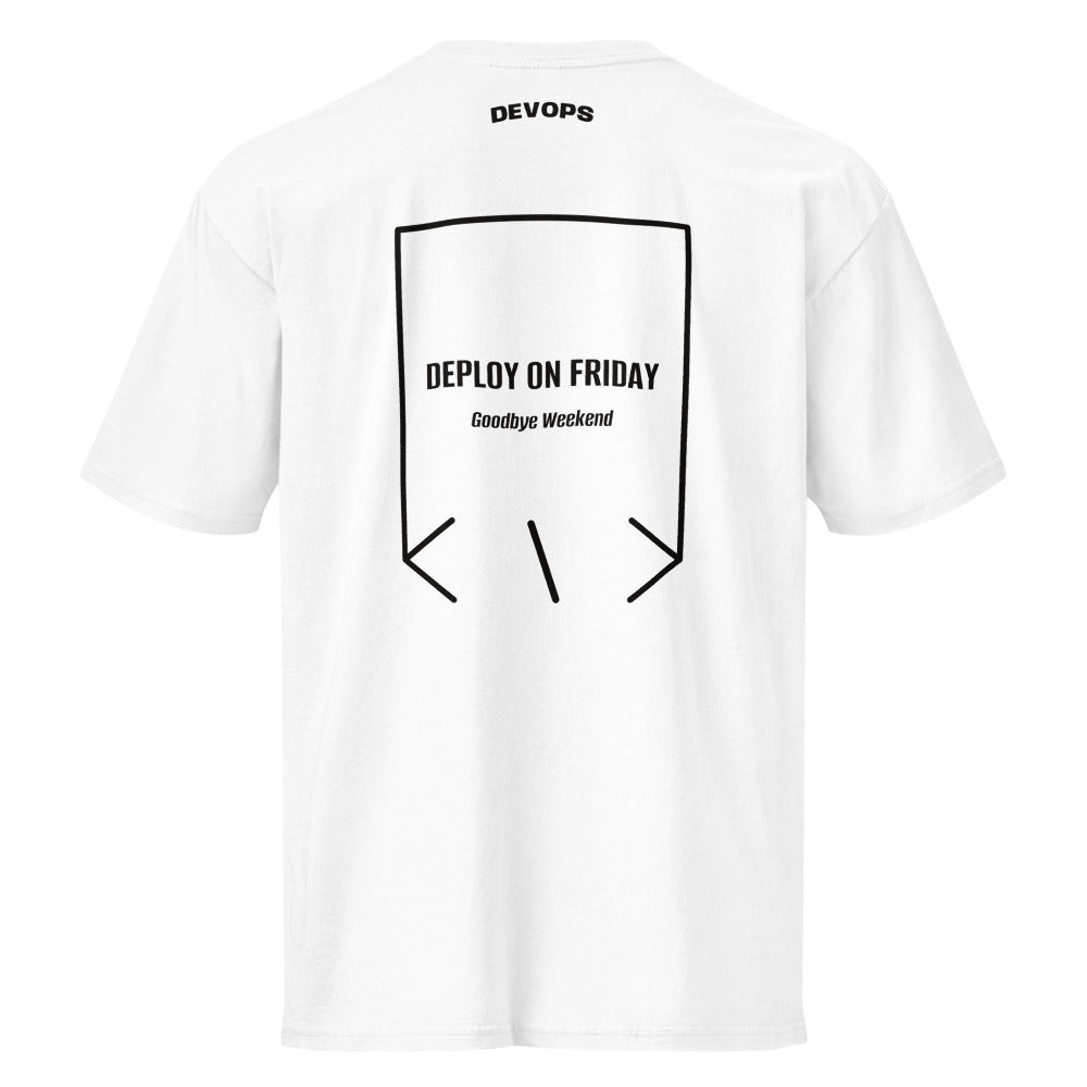 Deploy On Friday — secondary back mockup