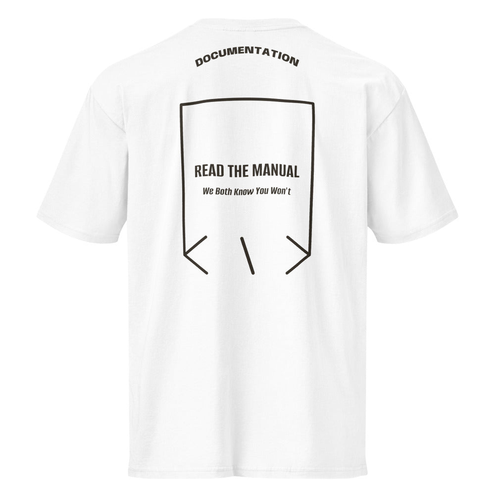 Read The Manual — secondary back mockup