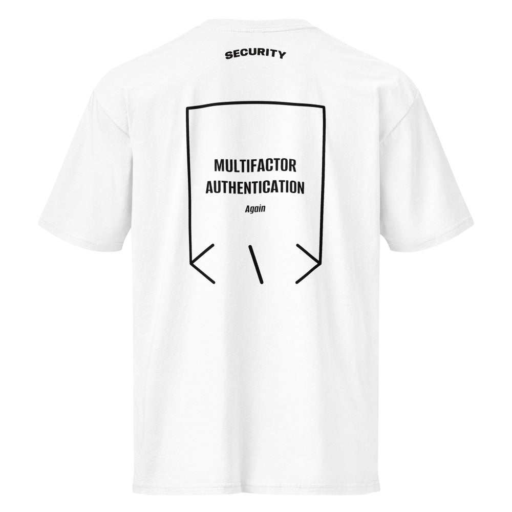 Multifactor Authentication — White Black back mockup