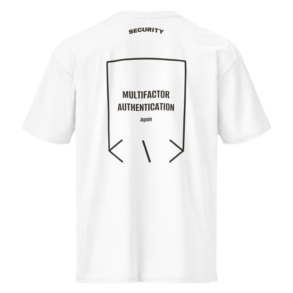 Multifactor Authentication — White Vintage Black back mockup