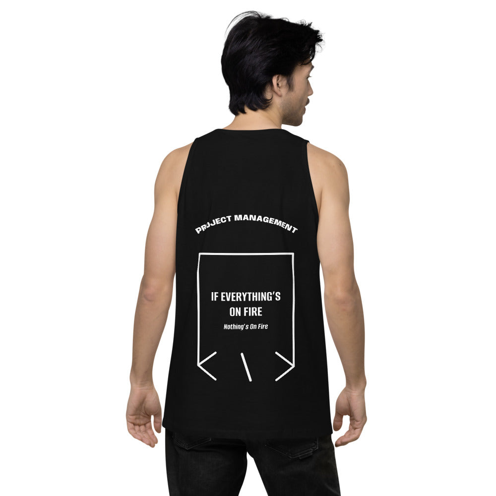 If Everything’s On Fire — Black White back mockup