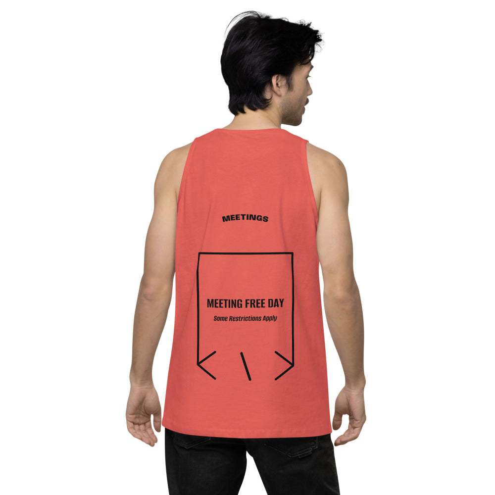 Meeting Free Day — Coral Black back mockup