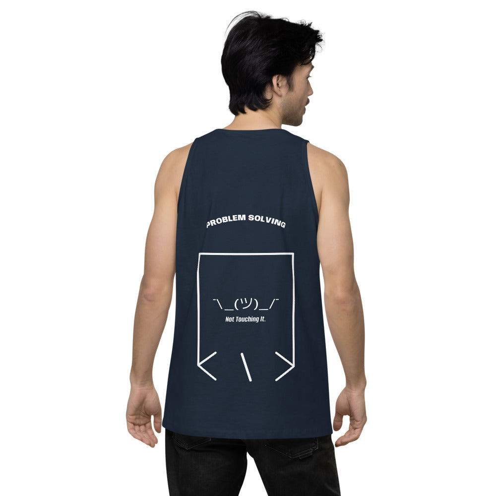 ¯\_(ツ)_/¯ — Navy White back mockup