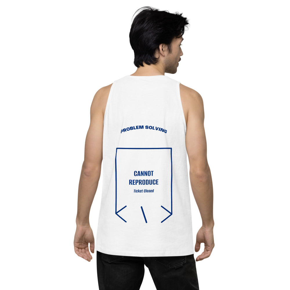 Cannot Reproduce — White Team Royal back mockup
