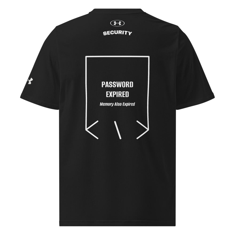 Password Expired — Black White back mockup